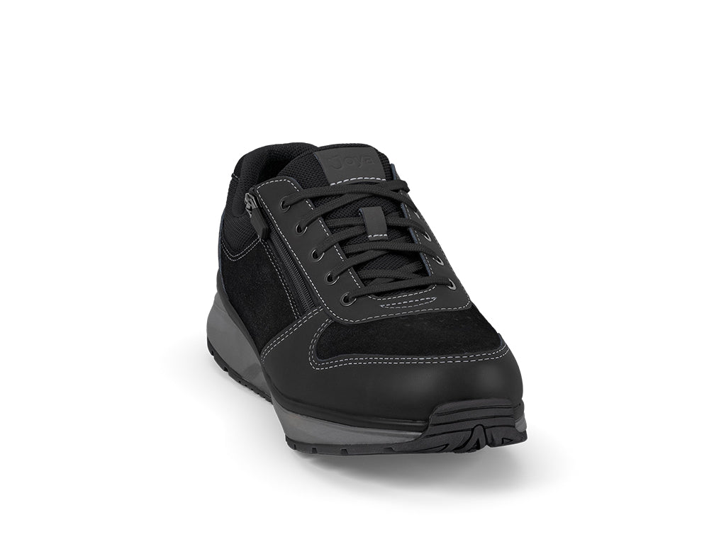 Mens Dynamo Black II Zip Active Trainers