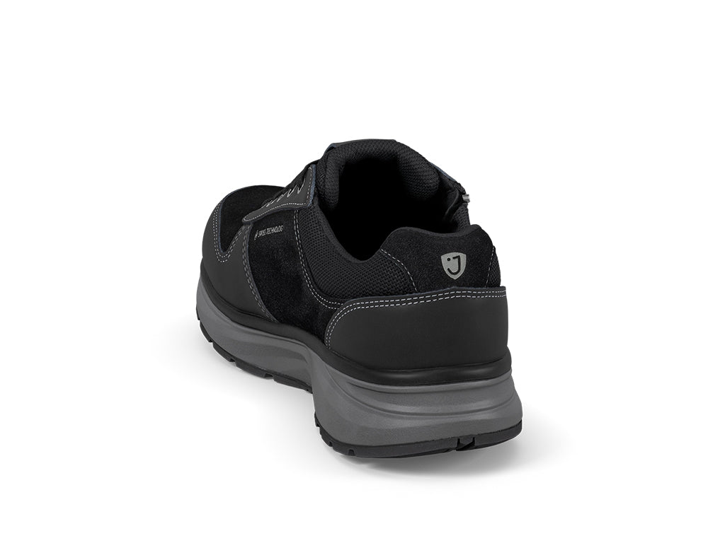 Mens Dynamo Black II Zip Active Trainers