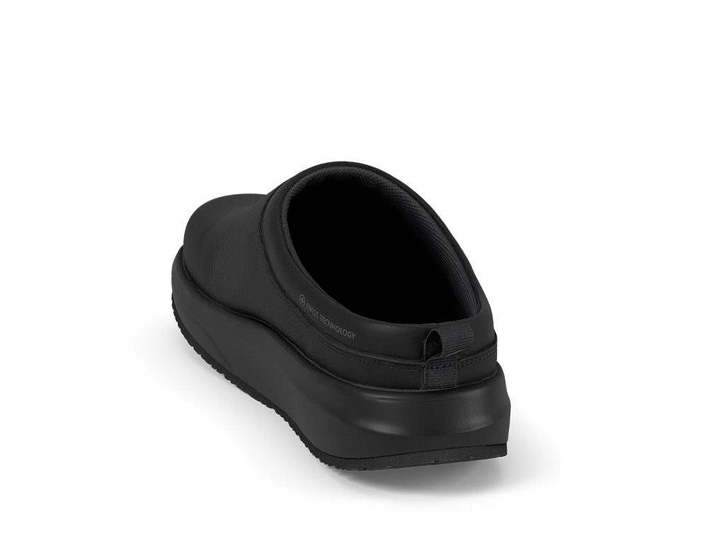 Mens Riga Black Senso Slippers