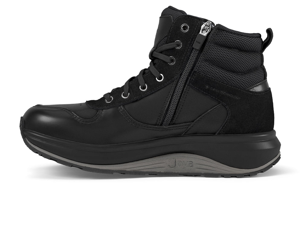 Womens Dublin Black Wide-Fit Wave Boots