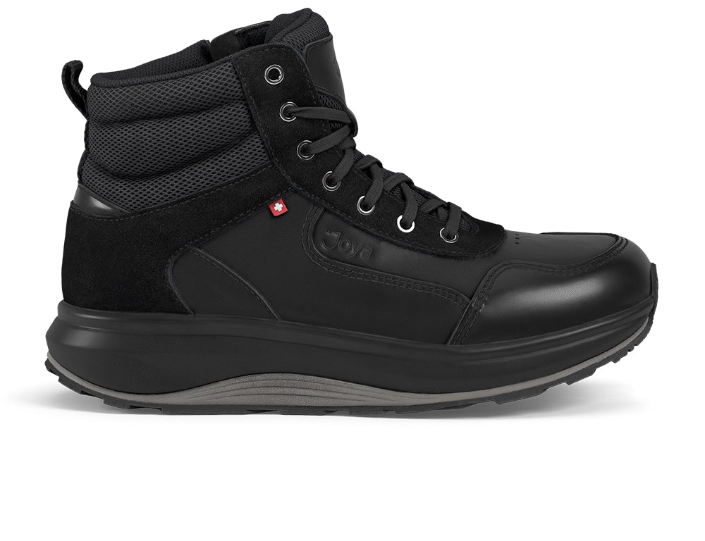 Womens Dublin Black Wide-Fit Wave Boots