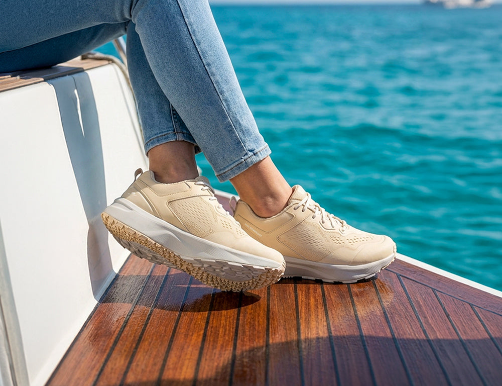Womens Limited Edition Veloce Light Yellow Horizon Active Trainers