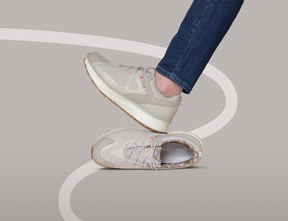 Womens Veloce Waterproof Beige Active Trainers