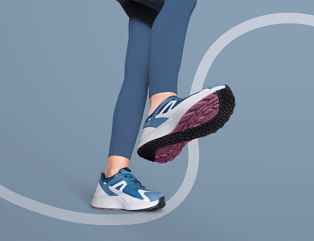 Womens Veloce Blue Waterproof Active Trainers