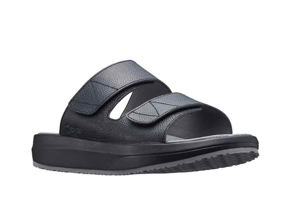 Mens Max III Black Adjustable Senso Sandals
