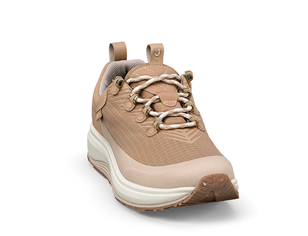 Womens Waterproof Maui Beige Wide-Fit Wave Trainers