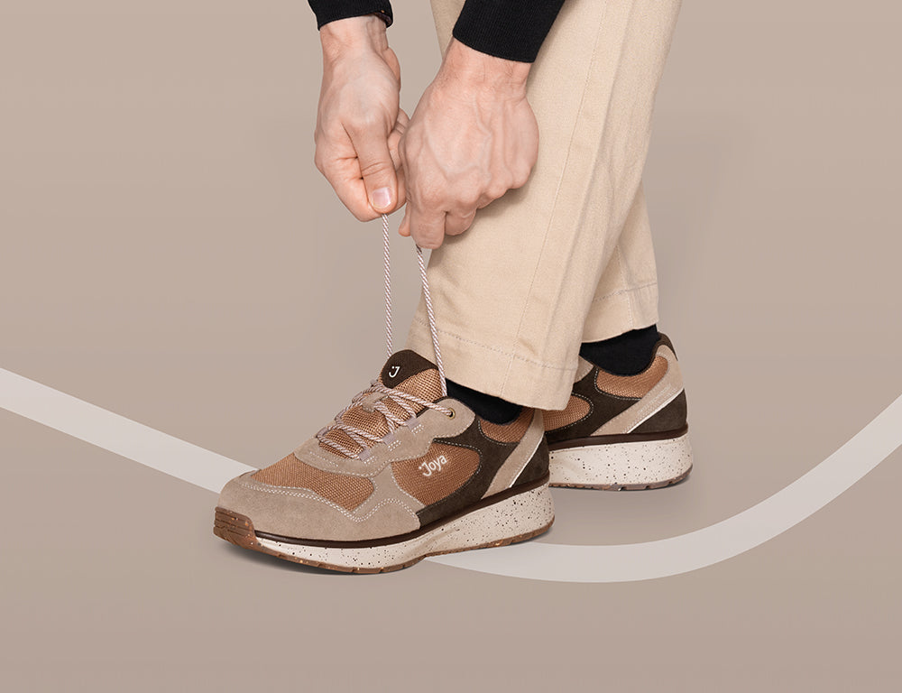 Mens Tony III Brown Active Trainers