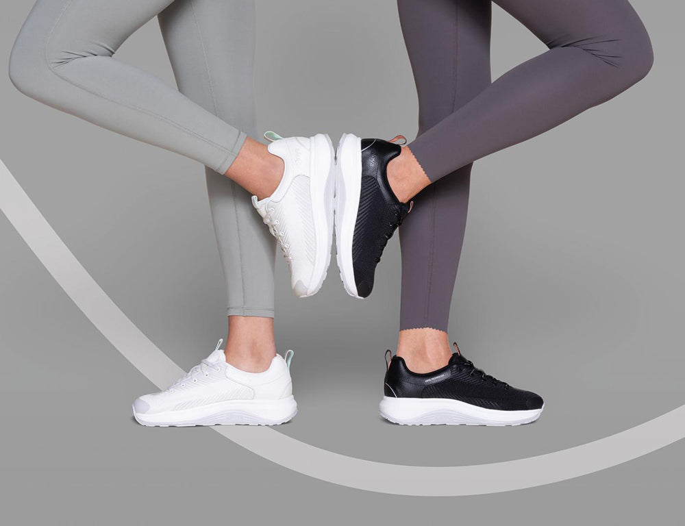 Womens Maui Black II Wide-Fit Wave Trainers