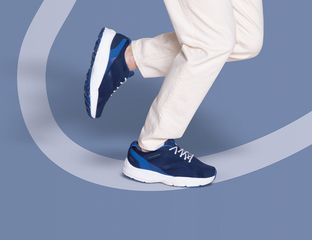 Mens Nova Blue Active Hiking Shoes