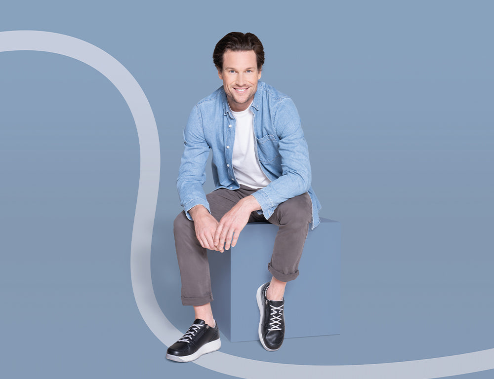 Mens Oliver Black Zip Senso Shoes