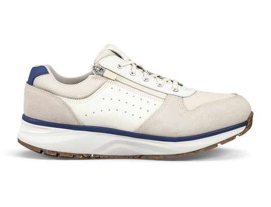 Mens Dynamo White Zip Active Trainers