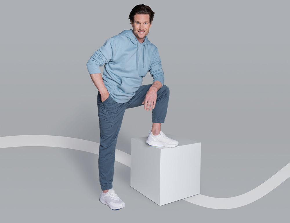 Mens Veloce White Active Trainers