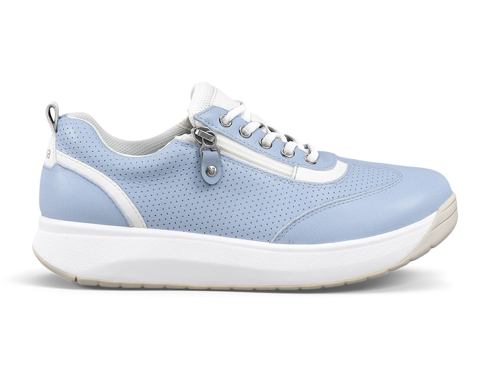 Womens Laura Light Blue Zip Senso Shoes