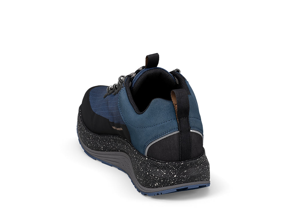 Mens Maui Waterproof Blue Black Wide-Fit Wave Trainers