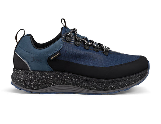 Mens Maui Waterproof Blue Black Wide-Fit Wave Trainers