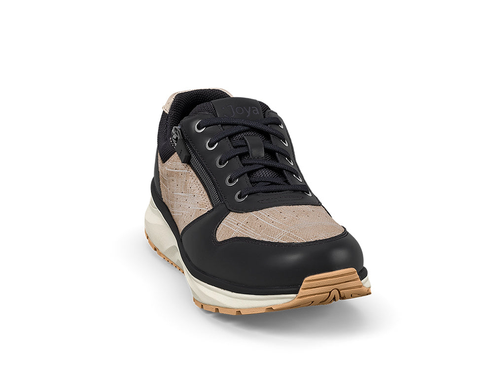 Womens Dynamo Bronze Black Zip Active Trainers
