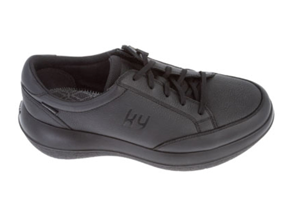 Mens Zürich II Black Leather Strato Shoes