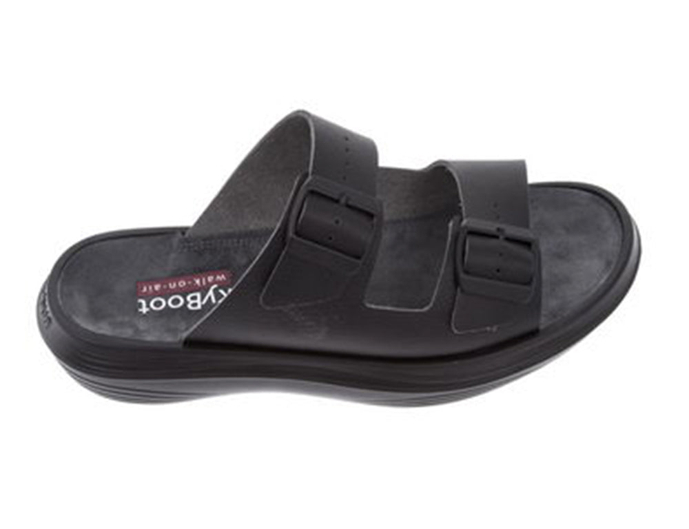 Mens Uri Black Cushioned Sandals