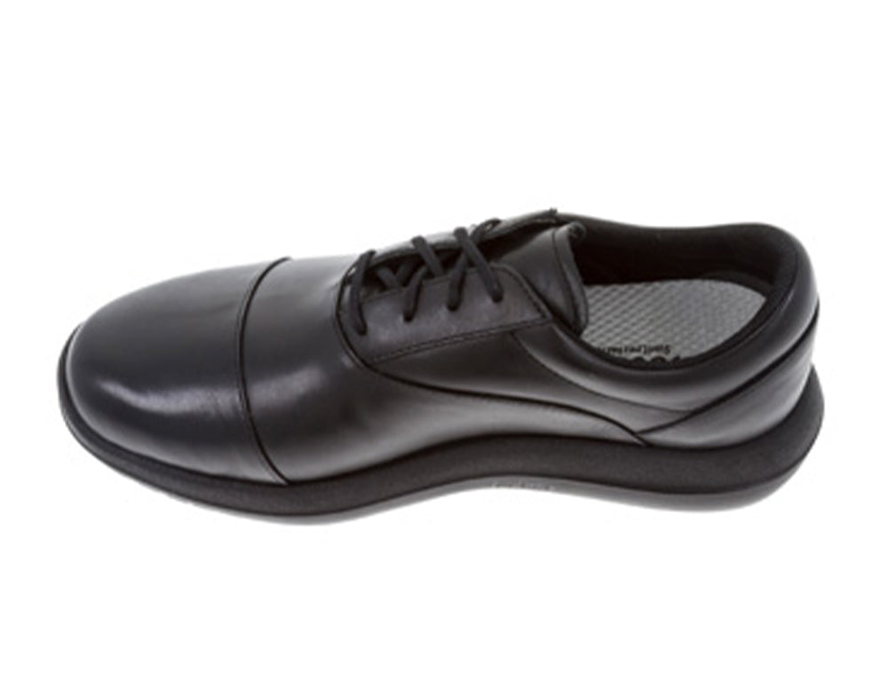 Mens Kloten Caviar Black Leather Tropo Shoes