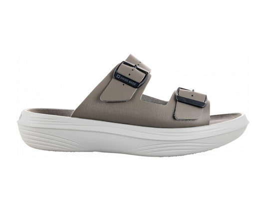 Mens Uri Grey Cushioned Sandals