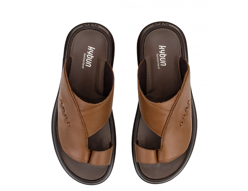 Mens VIP FG Chestnut Toe-Ring Sandals