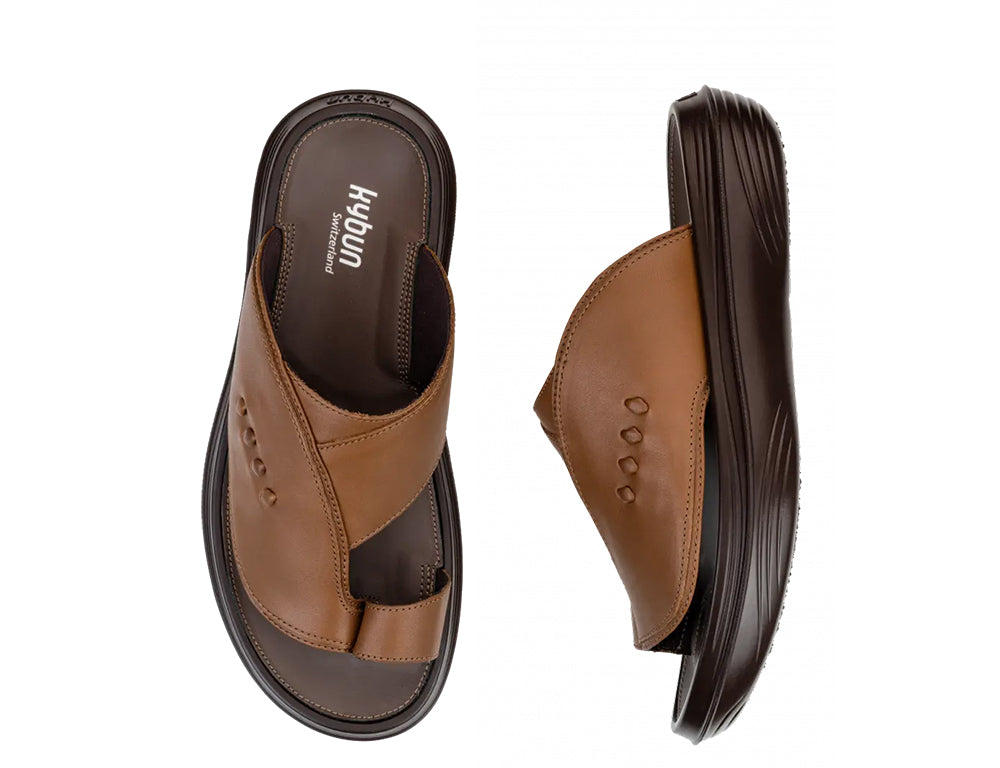 Mens VIP FG Chestnut Toe-Ring Sandals