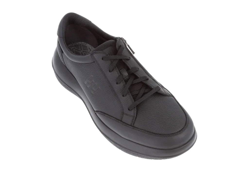 Mens Zürich II Black Leather Strato Shoes