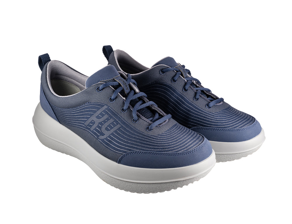 Mens Rüti Blue Air-Cushioned Strato Trainers