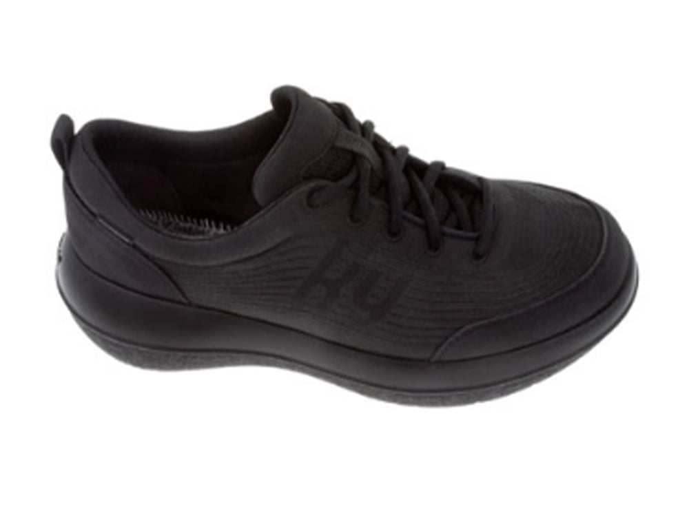 Mens Rüti Black Air-Cushioned Strato Trainers