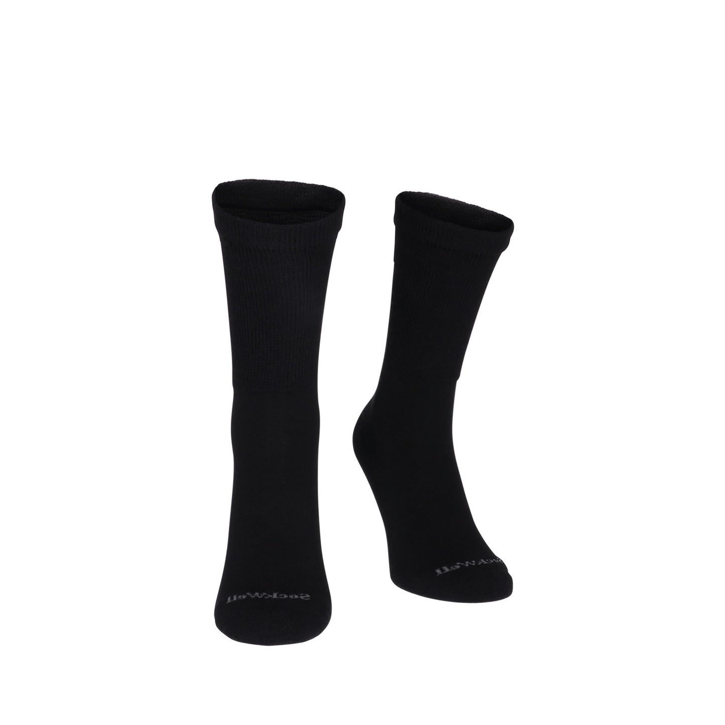Womens Extra Easy Diabetic Friendly Black Socks