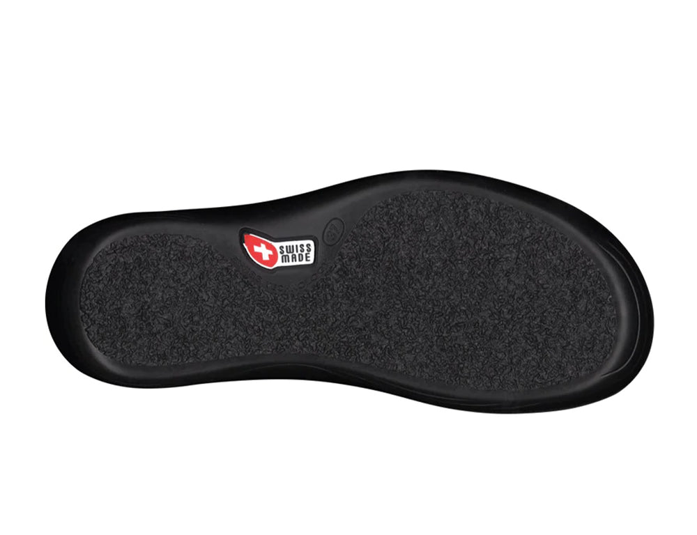 Womens Glarus Black Cushioned Sandals