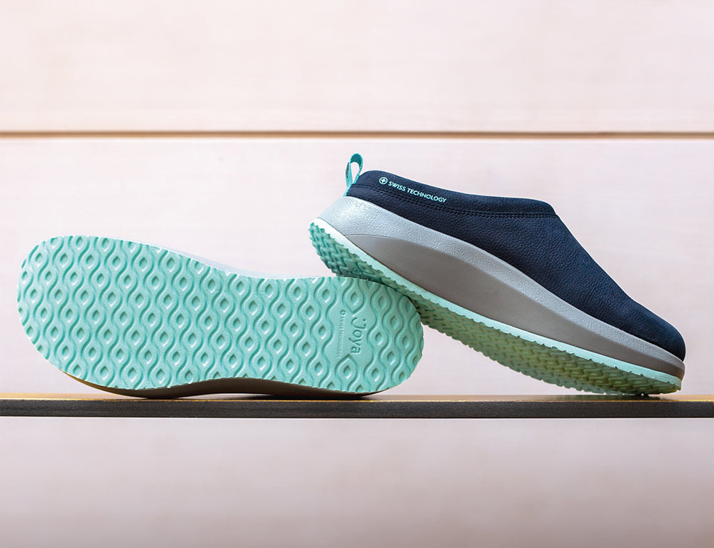 Womens Riga Blue Senso Slippers