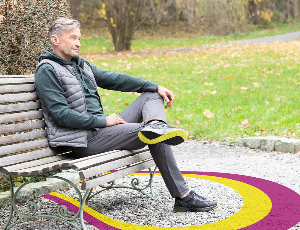 Mens Veloce Waterproof Black Active Trainers