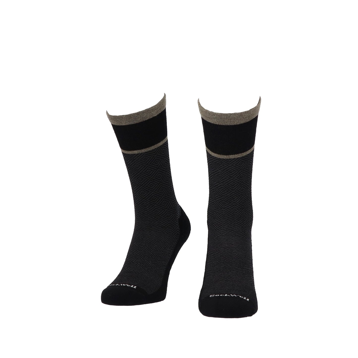 Sockwell Plantar Cush Crew M Black 900 ShoeMed