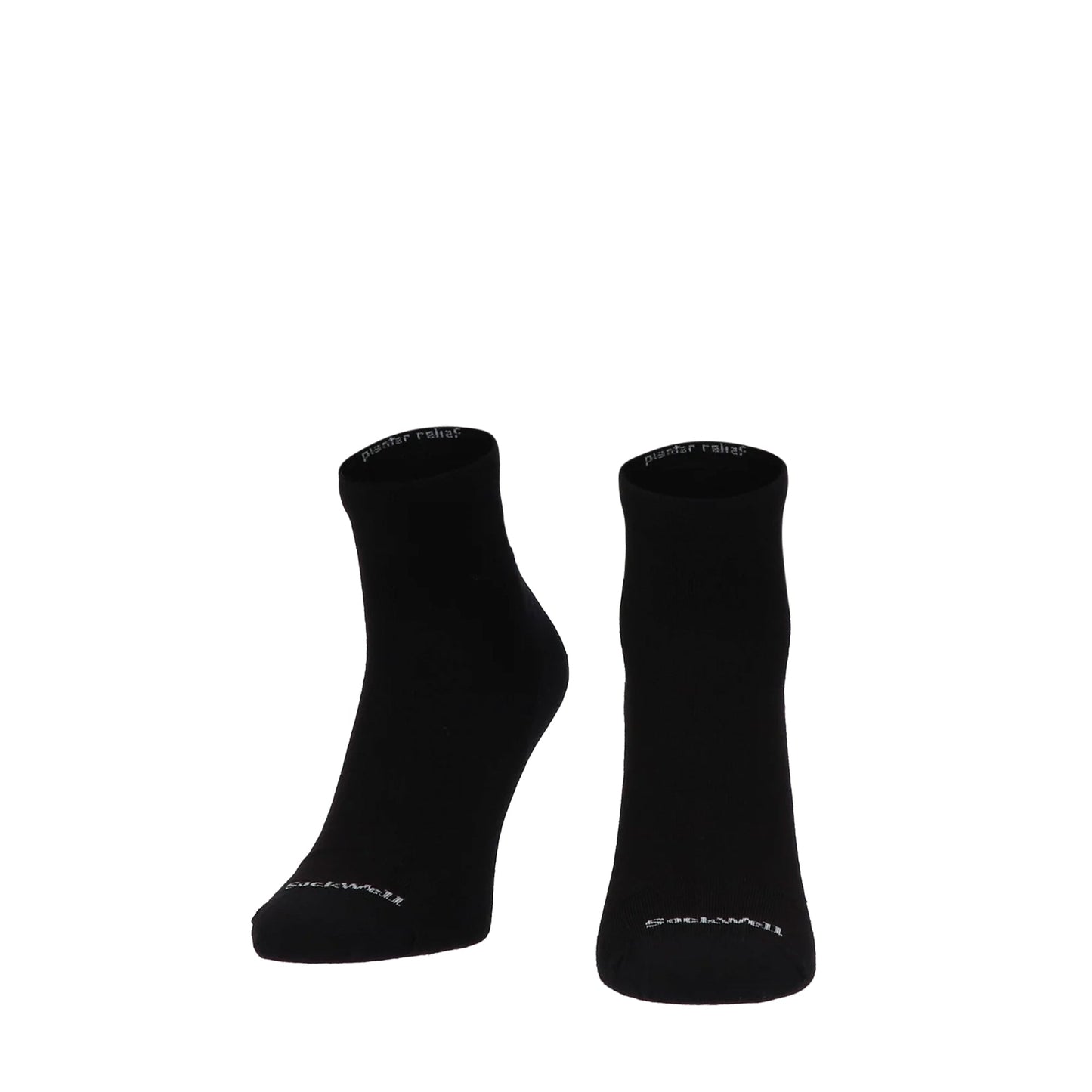 Mens Plantar Ease Heel Pain Relief Black Socks