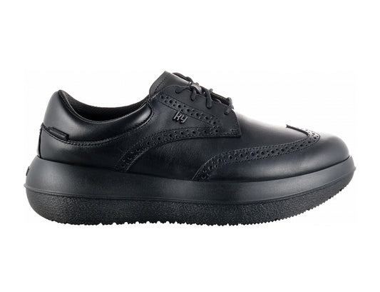 Mens Chiasso Black Leather Strato Shoes