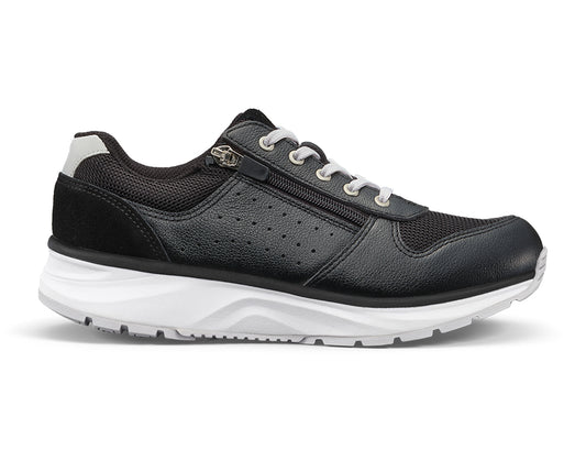Womens Dynamo Black Zip Active Trainers