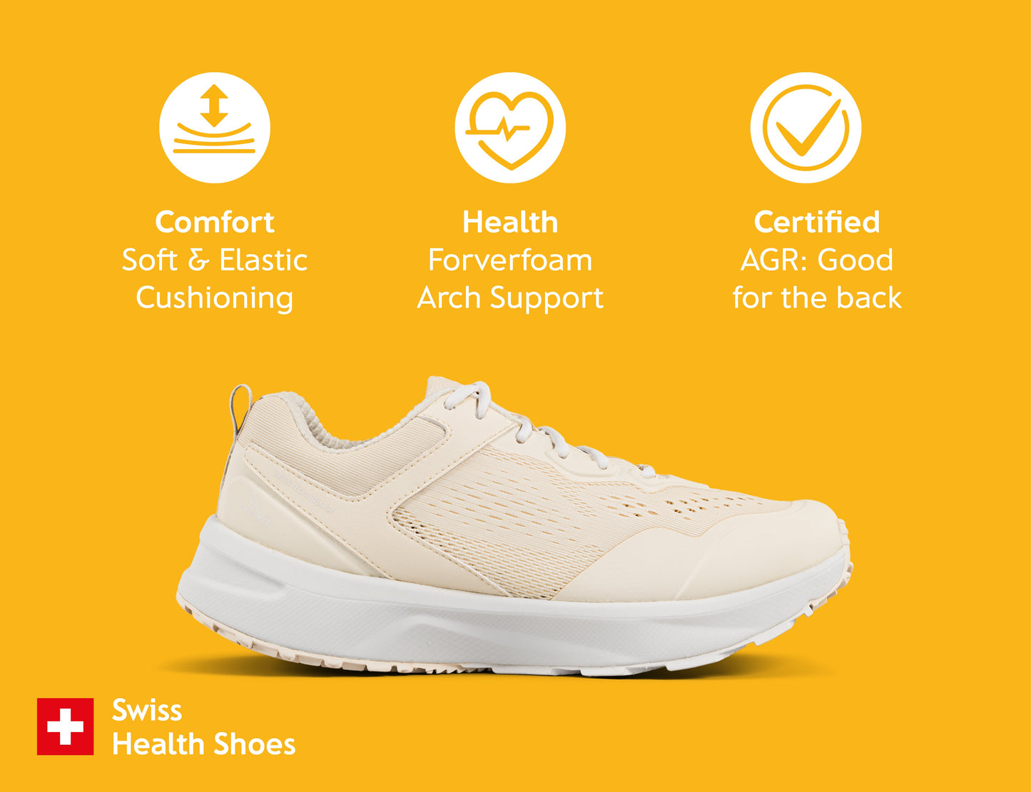 Womens Limited Edition Veloce Light Yellow Horizon Active Trainers
