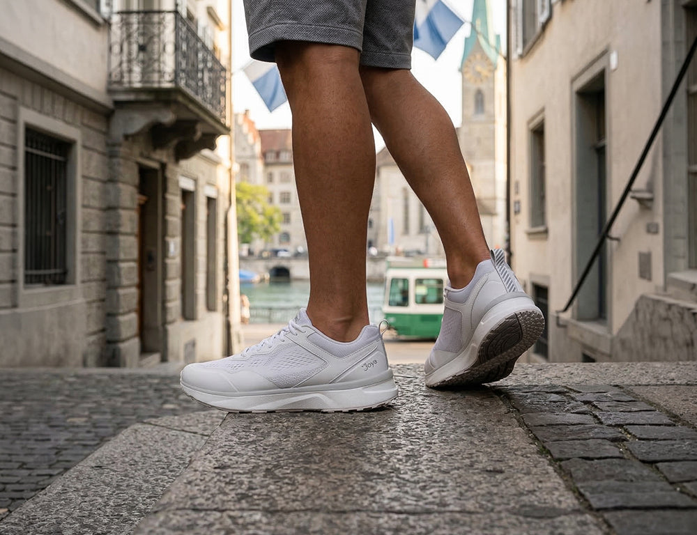 Mens Limited Edition Veloce Light Grey II Horizon Active Trainers