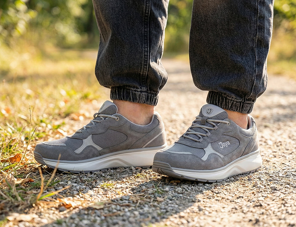 Mens Tony III Grey Active Trainers