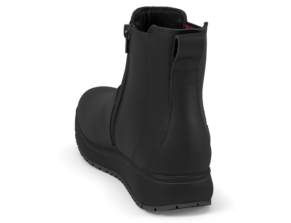 Womens London III Black Zip Senso Chelsea Boots