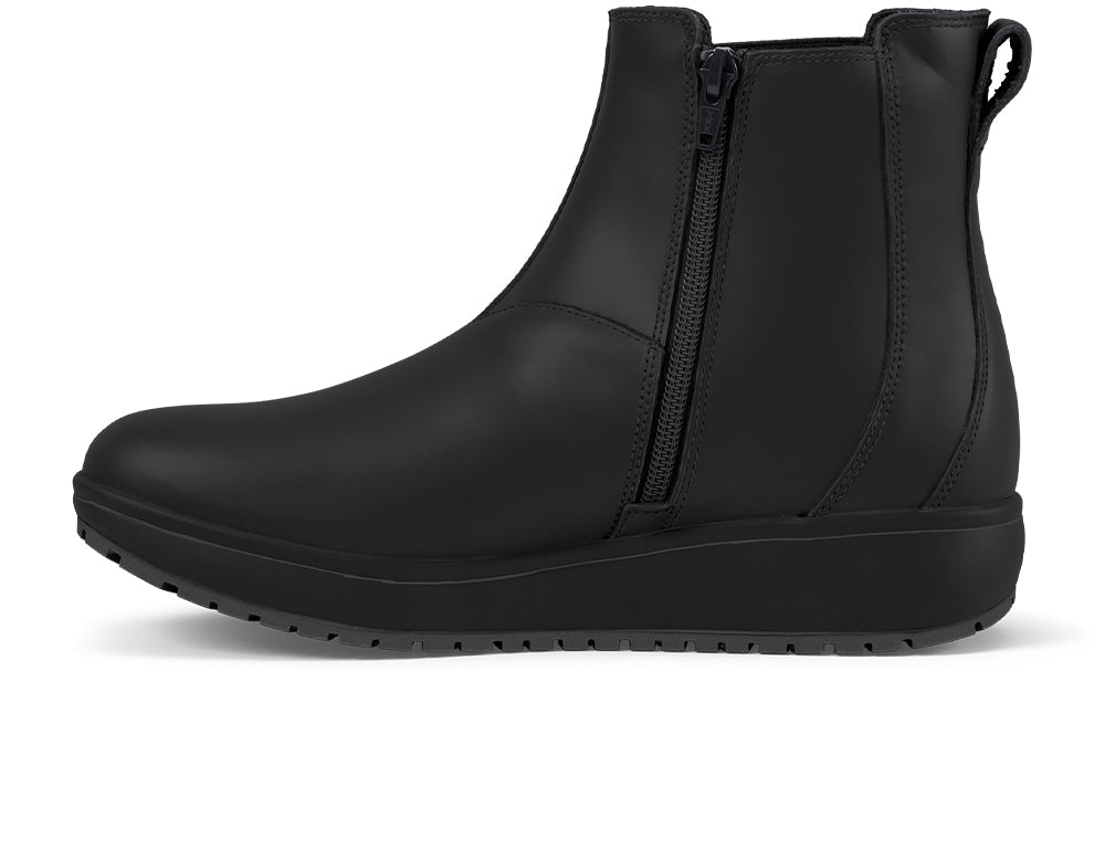 Womens London III Black Zip Senso Chelsea Boots