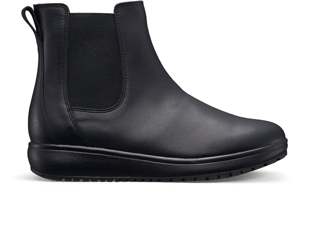 Womens London III Black Zip Senso Chelsea Boots