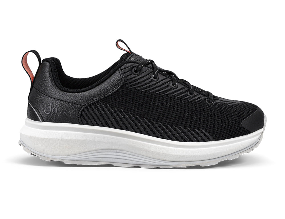 Womens Maui Black II Wide-Fit Wave Trainers