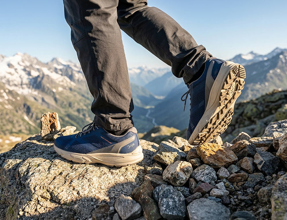 Mens Nova Dark Blue Active Hiking Shoes