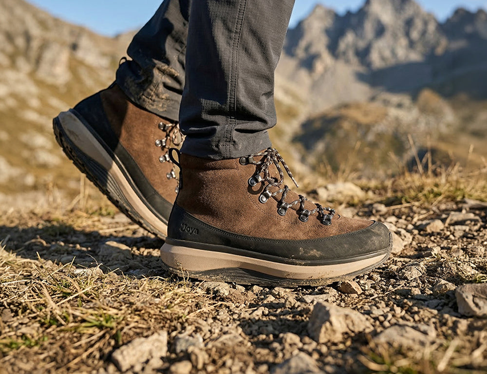 Mens Maui Dark Brown Waterproof Wide-Fit Wave Boots