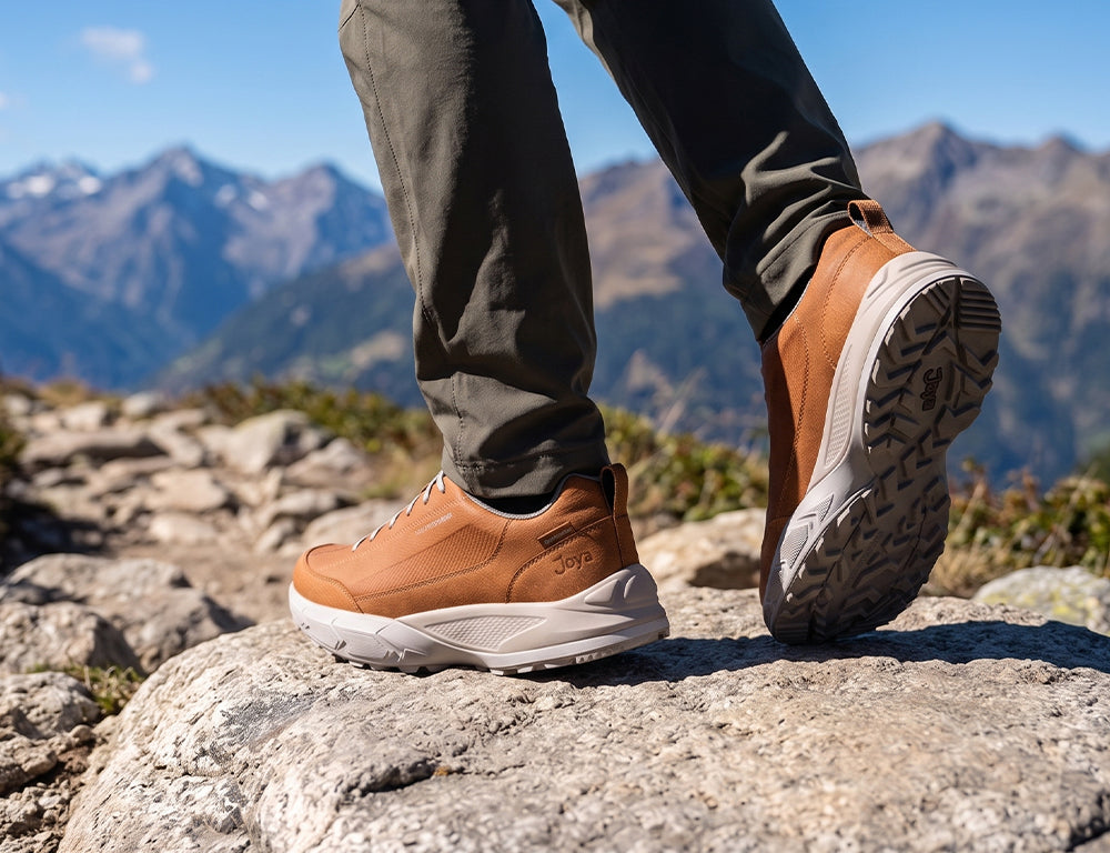 Mens Oberstdorf Waterproof Brown Active Hiking Shoes