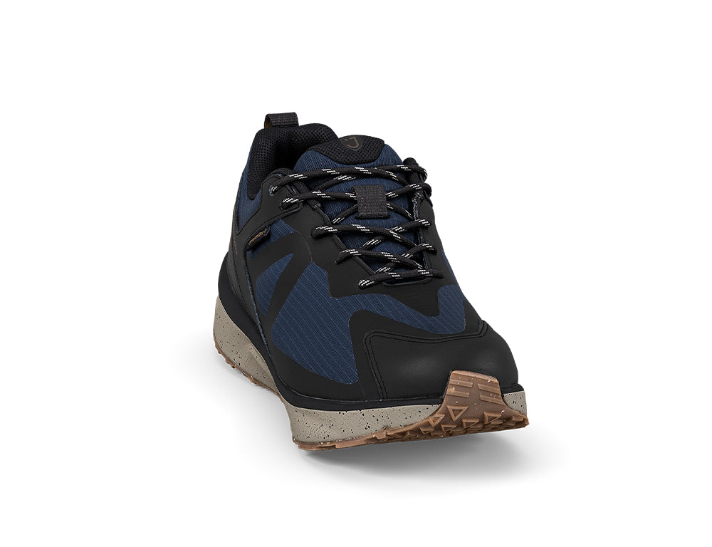 Mens Veloce Waterproof Blue Black Active Trainers