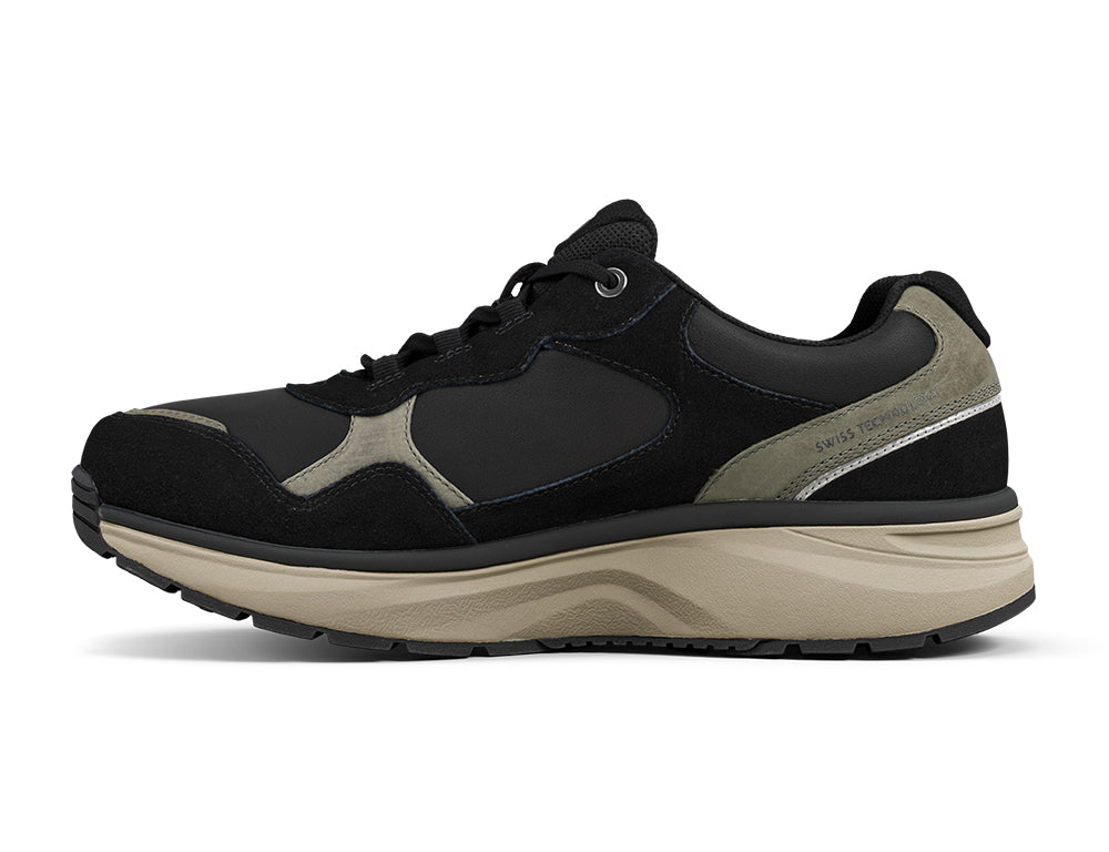 Mens Tony III Black Active Trainers
