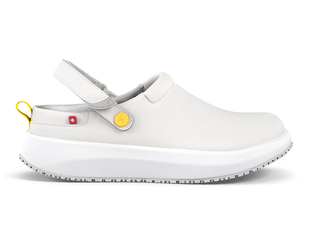 Ace ESD White Senso Clogs